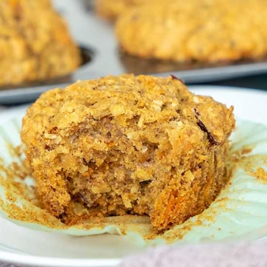 GF Carrot Apple Coconut Muffins
