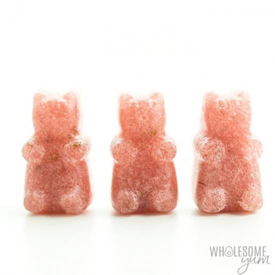 PINK HOMEMADE SUGAR-FREE GUMMY BEAR