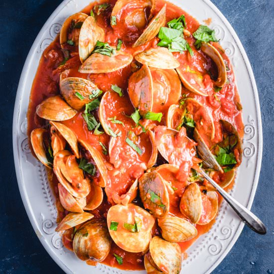 Clams In Red Sauce