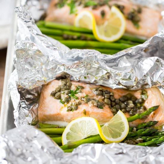 Baked Salmon in Foil