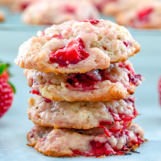 Strawberry Shortcake Cookies