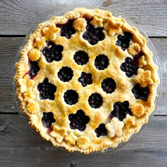 WILD BLUEBERRY PIE