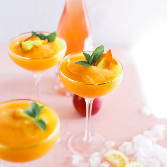 Strawberry Peach Frose
