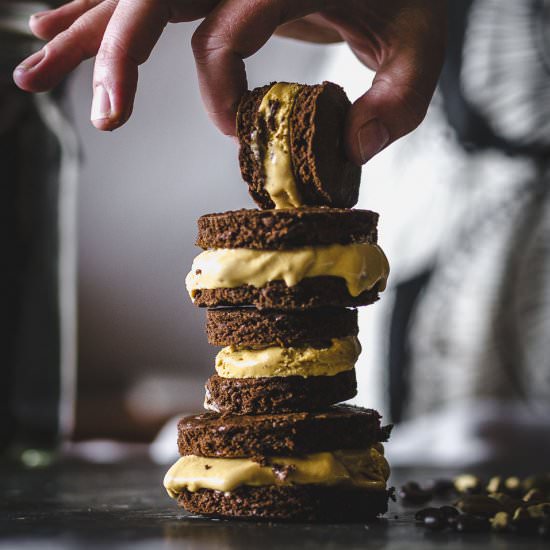 homemade ice cream sandwiches