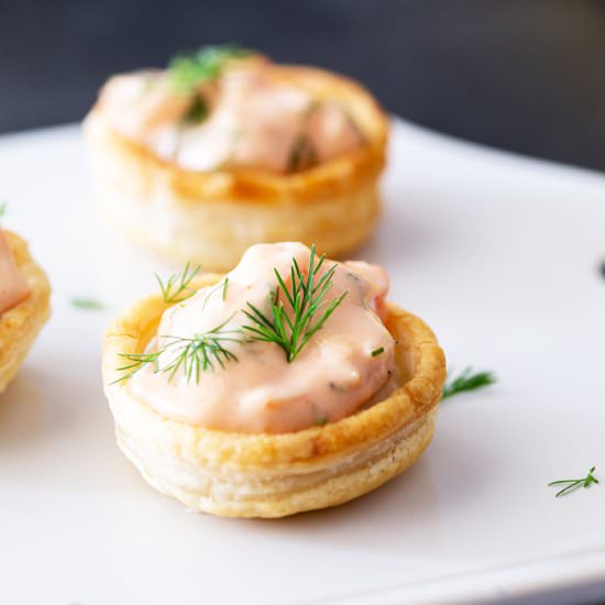 Shrimp Cocktail Pastry Cups