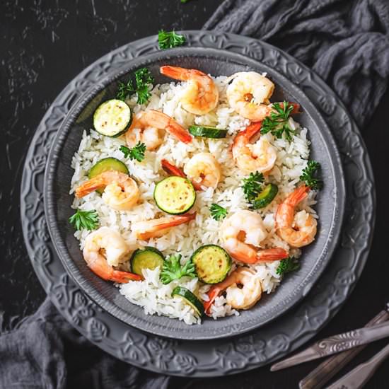 Quick and Easy Shrimp Risotto