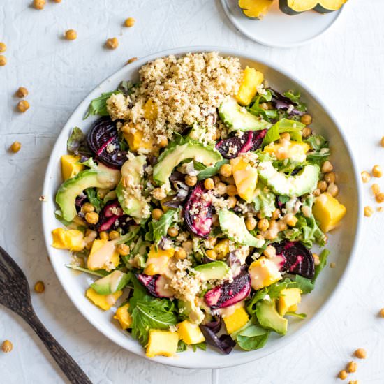 Quinoa Avocado Beet Salad