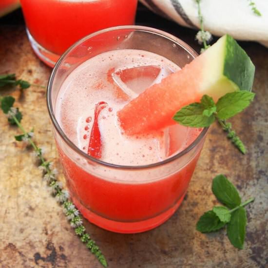 Watermelon coconut agua fresca
