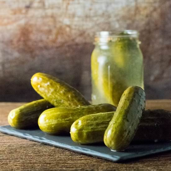 Half Sour Pickles