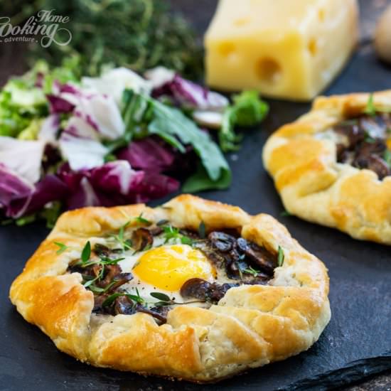 Mushroom Egg Galette