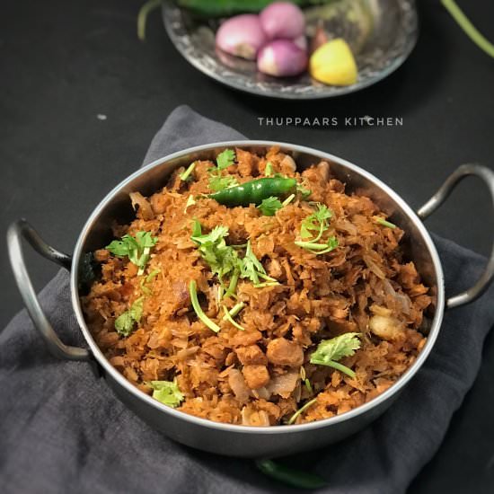 SOYA CHUNKS PUTTU