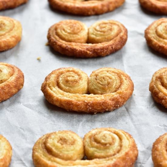 Cinnamon palmiers