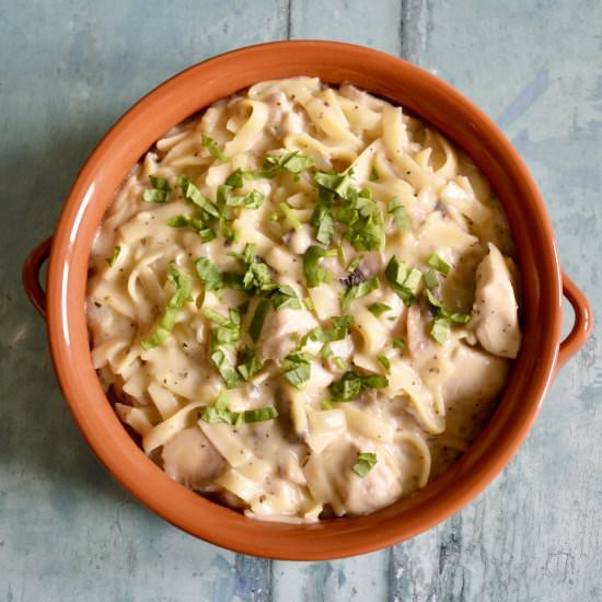 Chicken and Mushroom Stroganoff