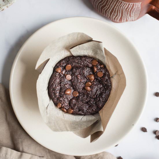 Chocolate Zucchini Muffins