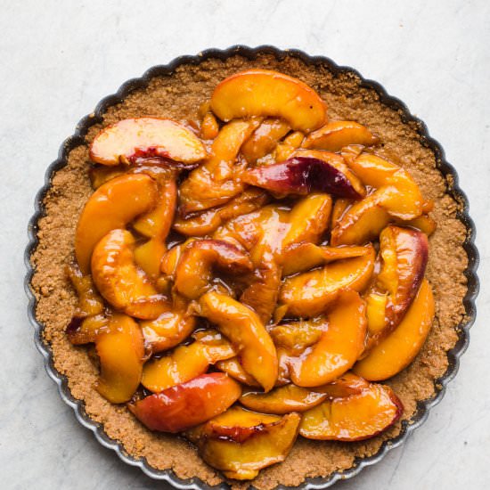Roasted Peach Tart