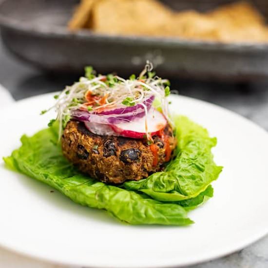 Vegan Black Bean Burger