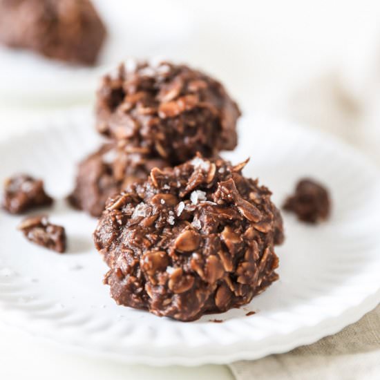 Salted Tahini No-Bake Cookies