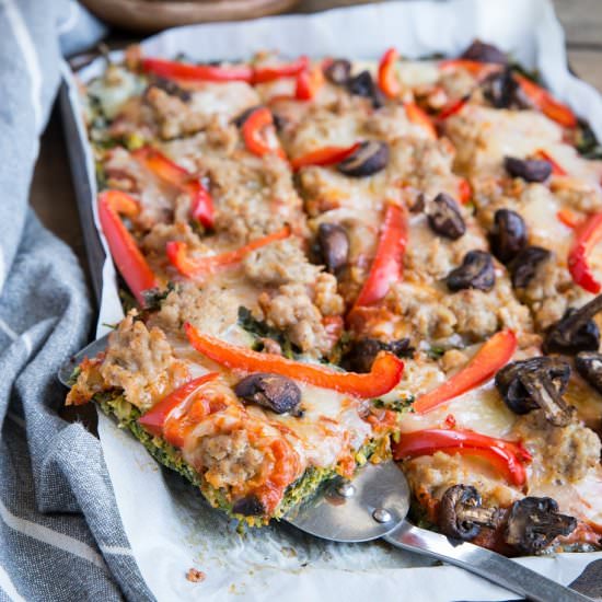 Sausage Mushroom Pizza
