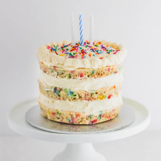 Funfetti Cake w/ Cream Cheese