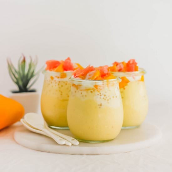 Mango Pomelo Sago Pudding