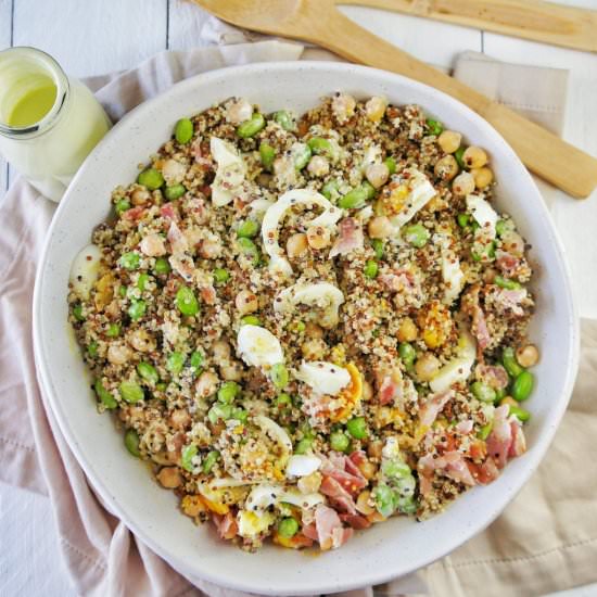 Edamame Quinoa Salad