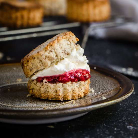 Scones with Berry Jam & Cream