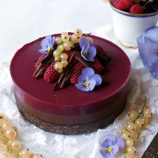 Chocolate Raspberry Bavarois