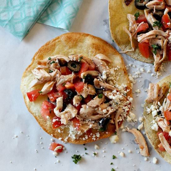 Chicken Tostadas