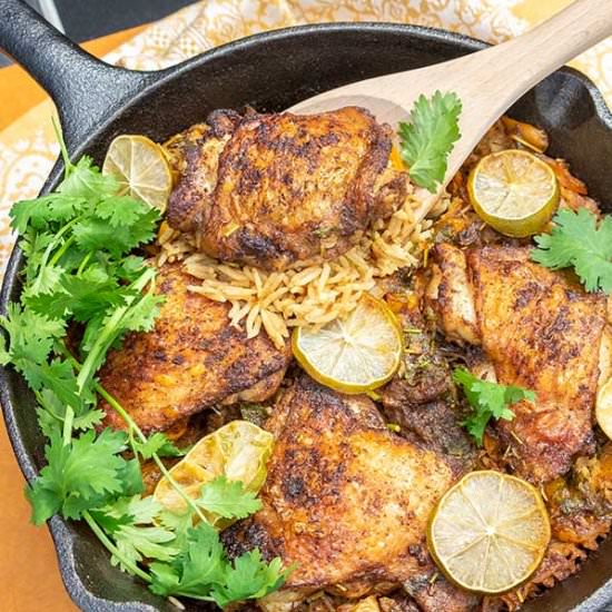 Chilli Lime Chicken W Chorizo Rice