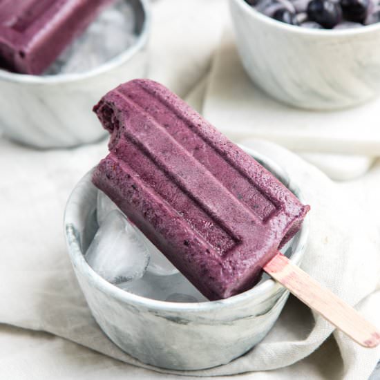 Blueberry Maqui Popsicles