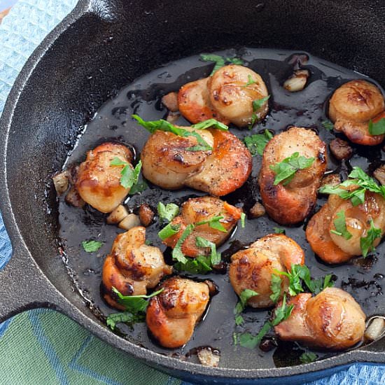 Garlic Scallops