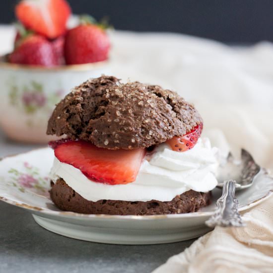 Chocolate Strawberry Shortcake