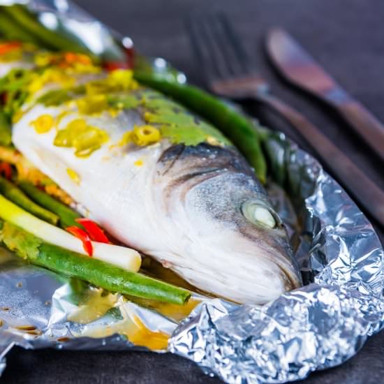 Asian Fish En Papillote