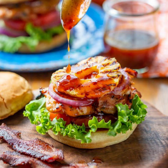 Grilled Hawaiian Chicken Sandwich
