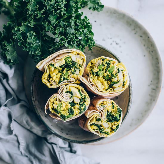 Tofu Scramble Wraps