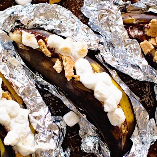 S’mores Banana Boats