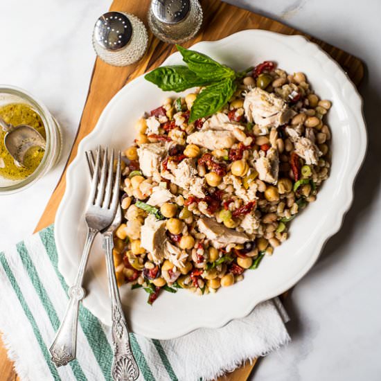 Tuscan Tuna Bean Salad