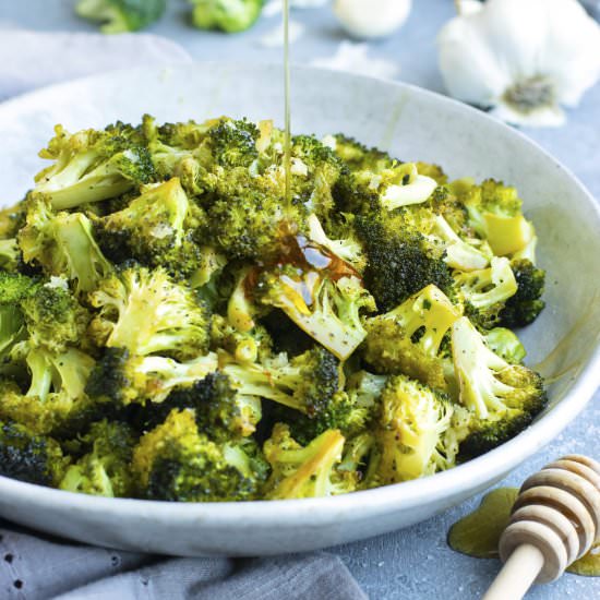 Honey Roasted Broccoli with Garlic