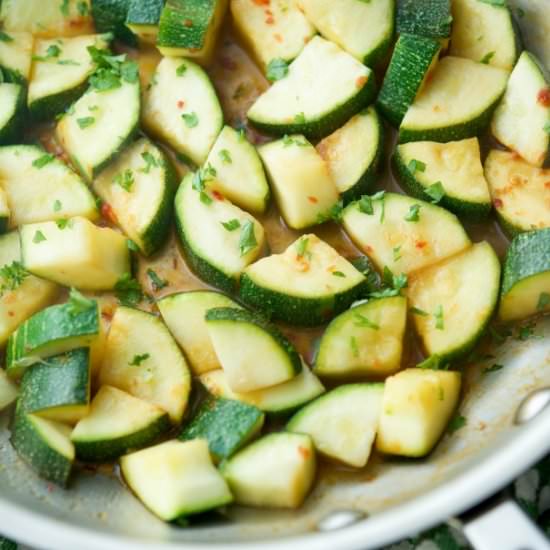 Chili Lime Zucchini