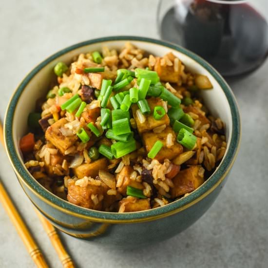 Easy Vegan Fried Rice