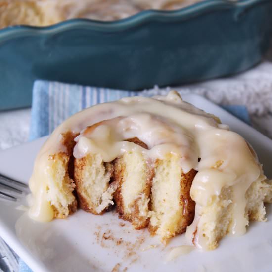 Cake Mix Cinnamon Rolls