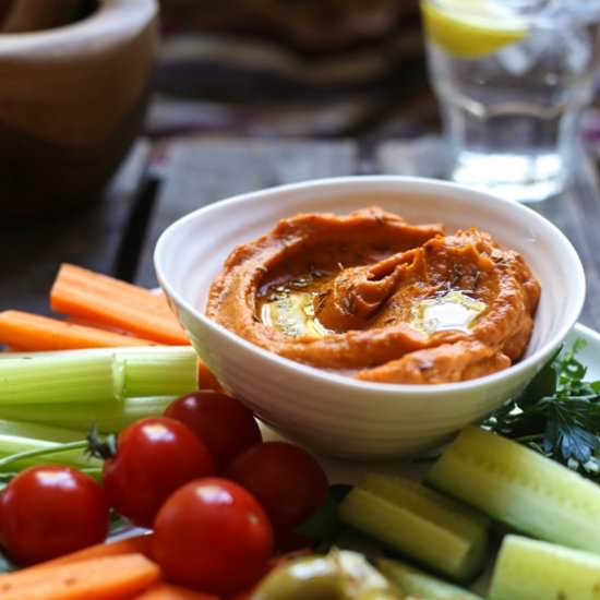Butternut Squash and Red Pepper Dip