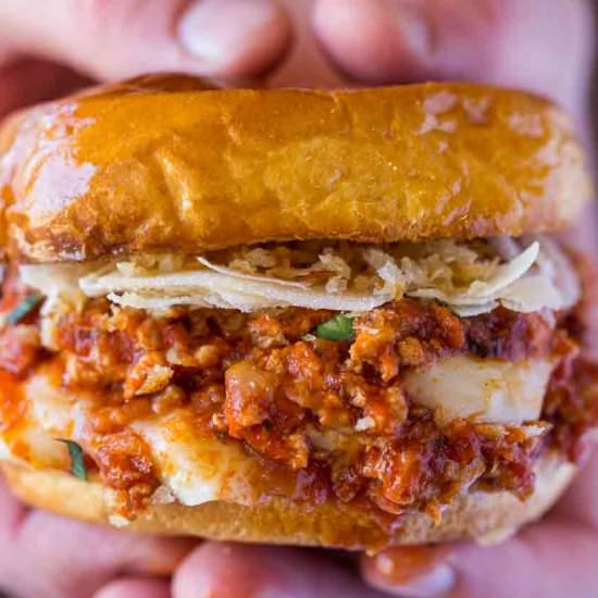 Chicken Parmesan Sloppy Joes