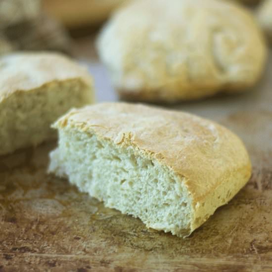 Sourdough Ciabatta Sandwich Rolls
