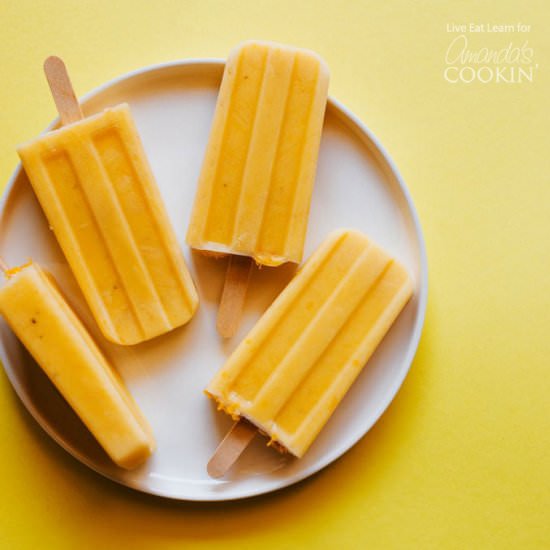 Creamsicle Popsicles
