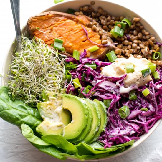 Vegan Sweet Potato Buddha Bowls