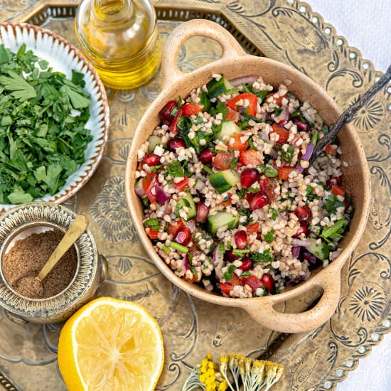 Lebanese tabbouleh salad
