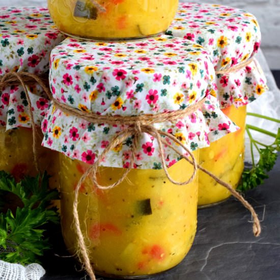 Preserved Mustard Pickles