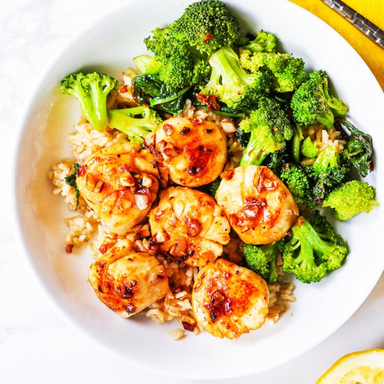 Pan-Seared Scallops