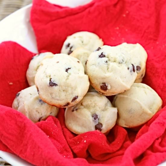 Mini Chocolate Chip Muffins